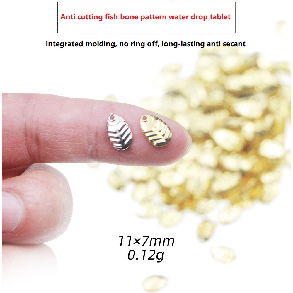 Fishing Lure Spinnerbait - 50 Teile/los DIY Angeln Spinner Pailletten