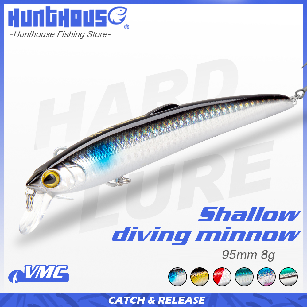 Fishing Lure Spinnerbait - Hunthouse Smith Saruna Minnow Angelköder 95