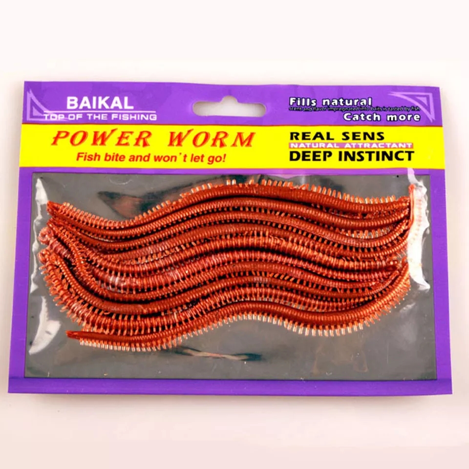 Fishing Lure Soft Plastic - 10 Teile/los Künstliche Meer Würmer 135mm