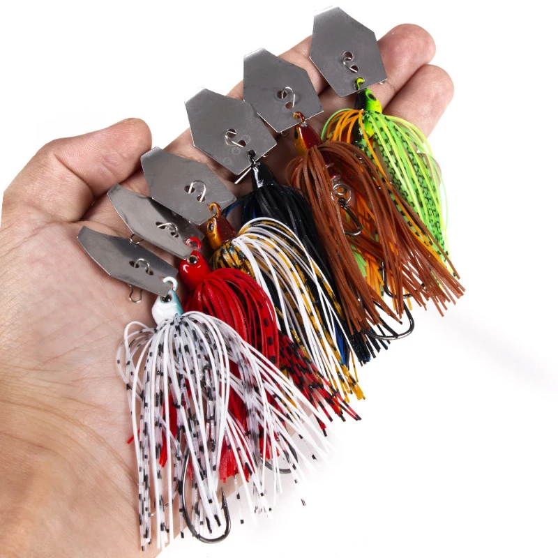 Fishing Lure Spinnerbait - 6 Teile/satz Chatterbait Angelköder Kit Spinner