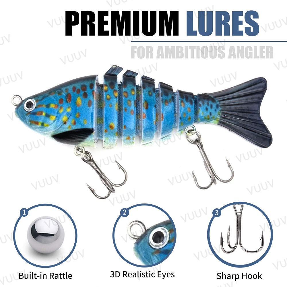 10 Stück Multi-Joint Swimbait  – Fishing Lure Swimbait Bewertung und Preis