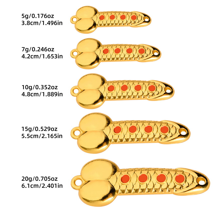 Metall löffel Penis form Angel – Fishing Lure Spinnerbait Bewertung und Preis