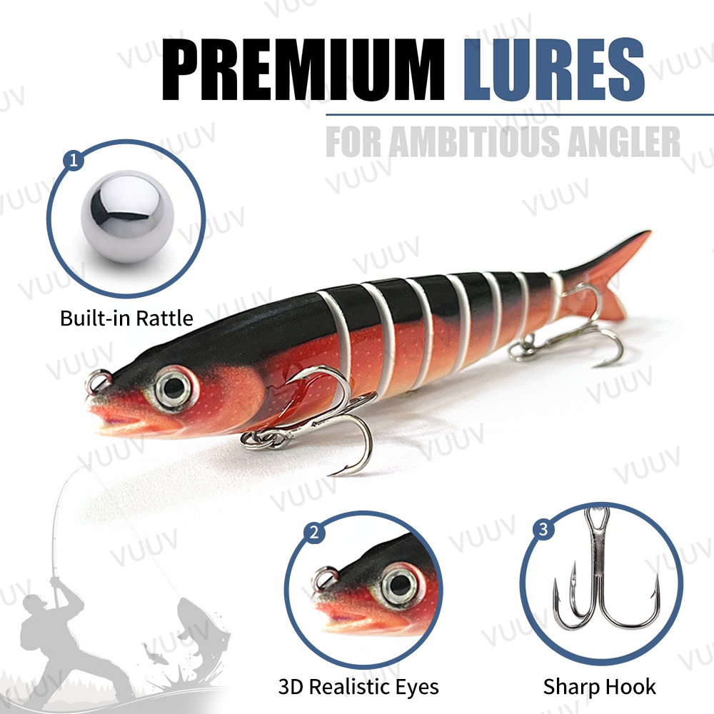 10 Stück Angelköder für Barsch – Fishing Lure Swimbait Bewertung und Preis
