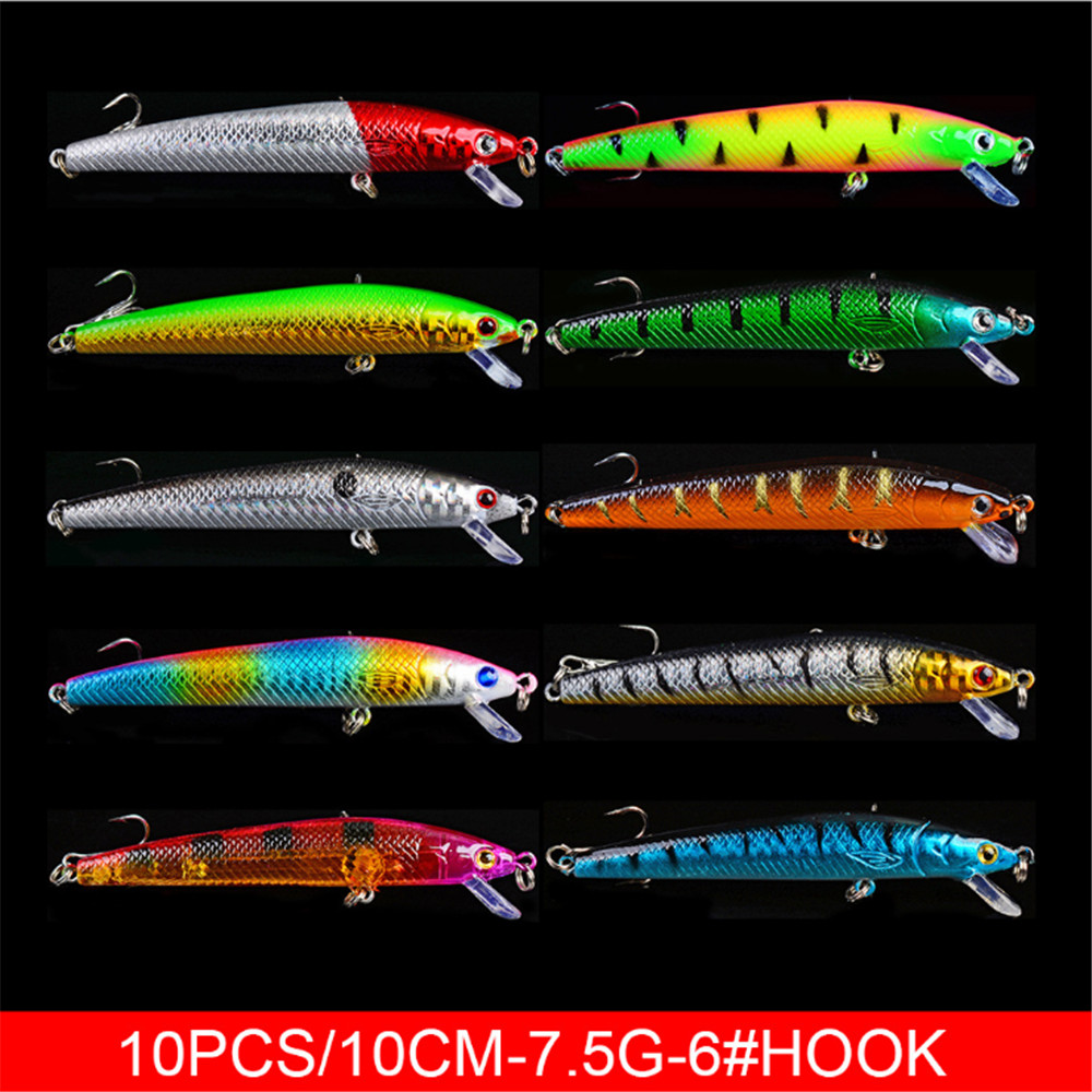 20 teile/los Minnow Angeln Loc – Fishing Lure Topwater Bewertung und Preis