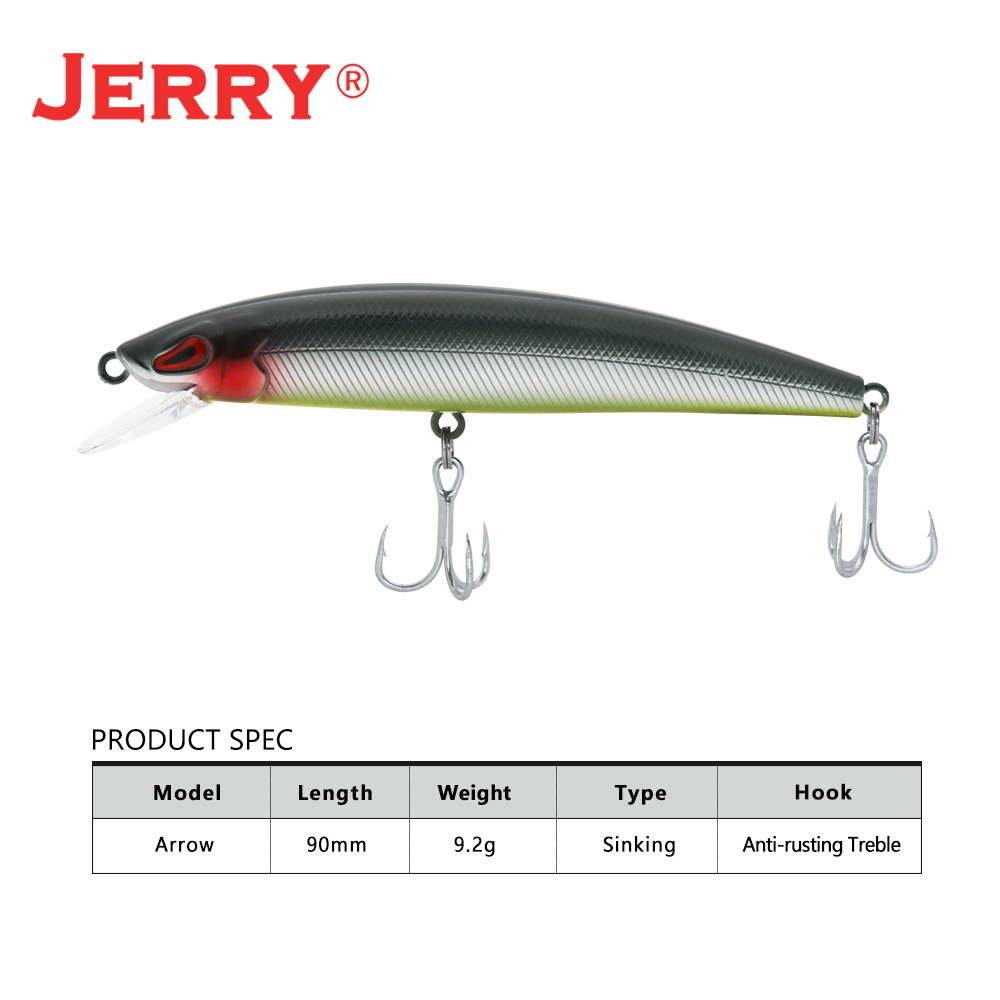 Jerry Pfeil Sinking Casting Tr – Fishing Lure Jerkbait Bewertung und Preis