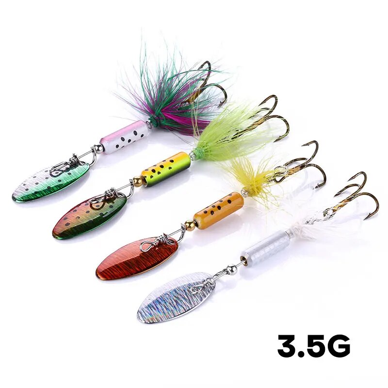 Metall VIB Lockt 1PCS 3,5g Fed – Fishing Lure Spoon Bewertung und Preis