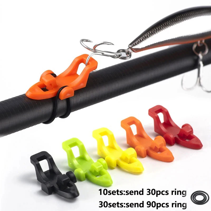 10 Stück Angelruten-Hakenhalte – Fishing Lure Jig Bewertung und Preis