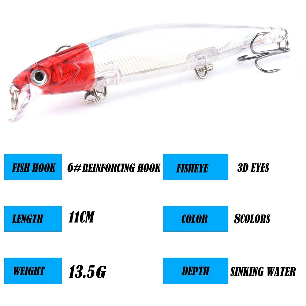 1pc Laser Sinking Minnow Angel – Fishing Lure Jerkbait Bewertung und Preis