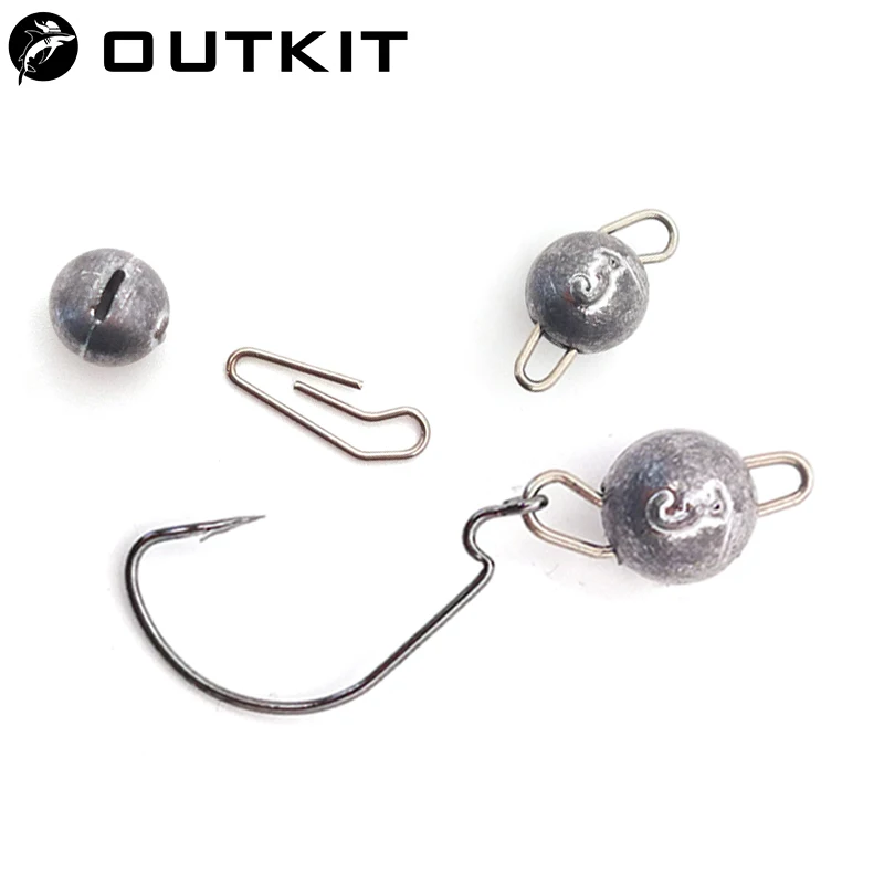 OUTKIT 10 teile/los Blei Kopf  – Fishing Lure Accessories Bewertung und Preis