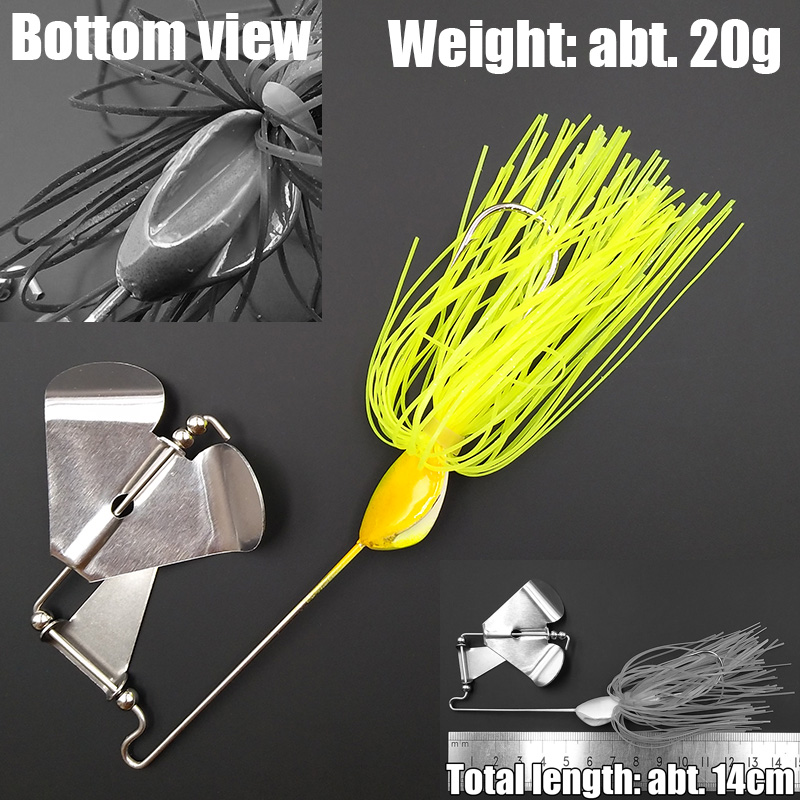 Wusanban Lunker Spinner Baits  – Fishing Lure Buzzbait Bewertung und Preis