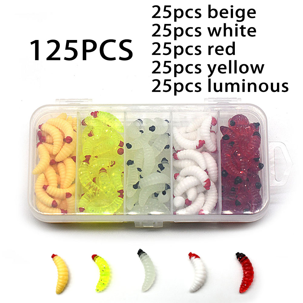 125 Stück Regenwurm-Angelköder – Fishing Lure Soft Plastic Bewertung und Preis